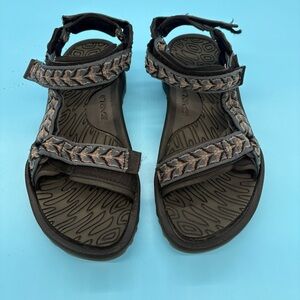 Teva Men’s Hurricane Blue Black Hiking Trail Water Sandals Size 13